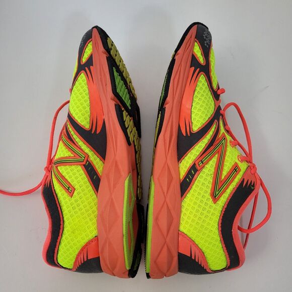 NEW BALANCE Sneakers Womens 6 Running Shoes Yellow Orange Neon WR1400DY - Picture 5 of 8